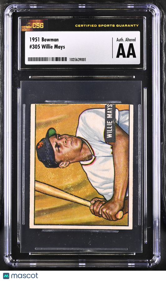 1951 Bowman Willie Mays #305 CGC