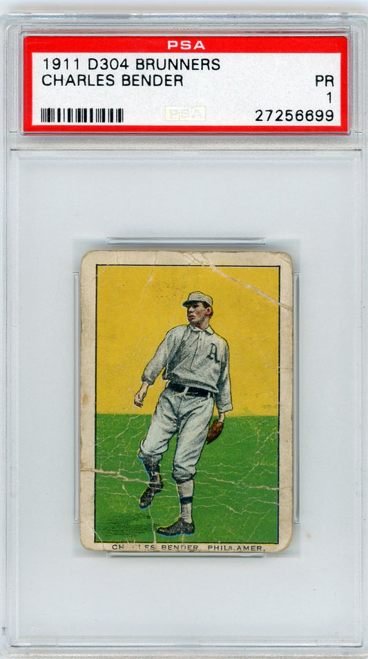 1911 D304 General Baking Co. Charles Bender #  Psa 1