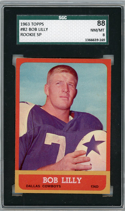 1963 Topps Bob Lilly #82 SGC 8
