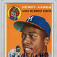 1954 Topps Henry Aaron #128 PSA 4 Auto 9