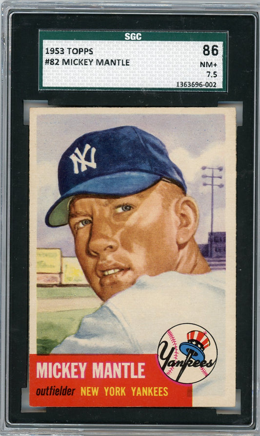 1953 Topps Mickey Mantle #82 SGC 7.5