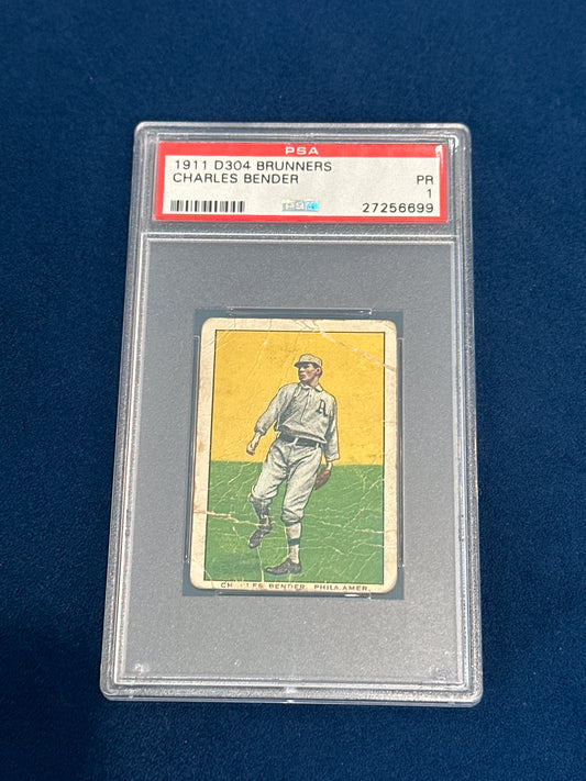 1911 D304 General Baking Co. Charles Bender #  Psa 1