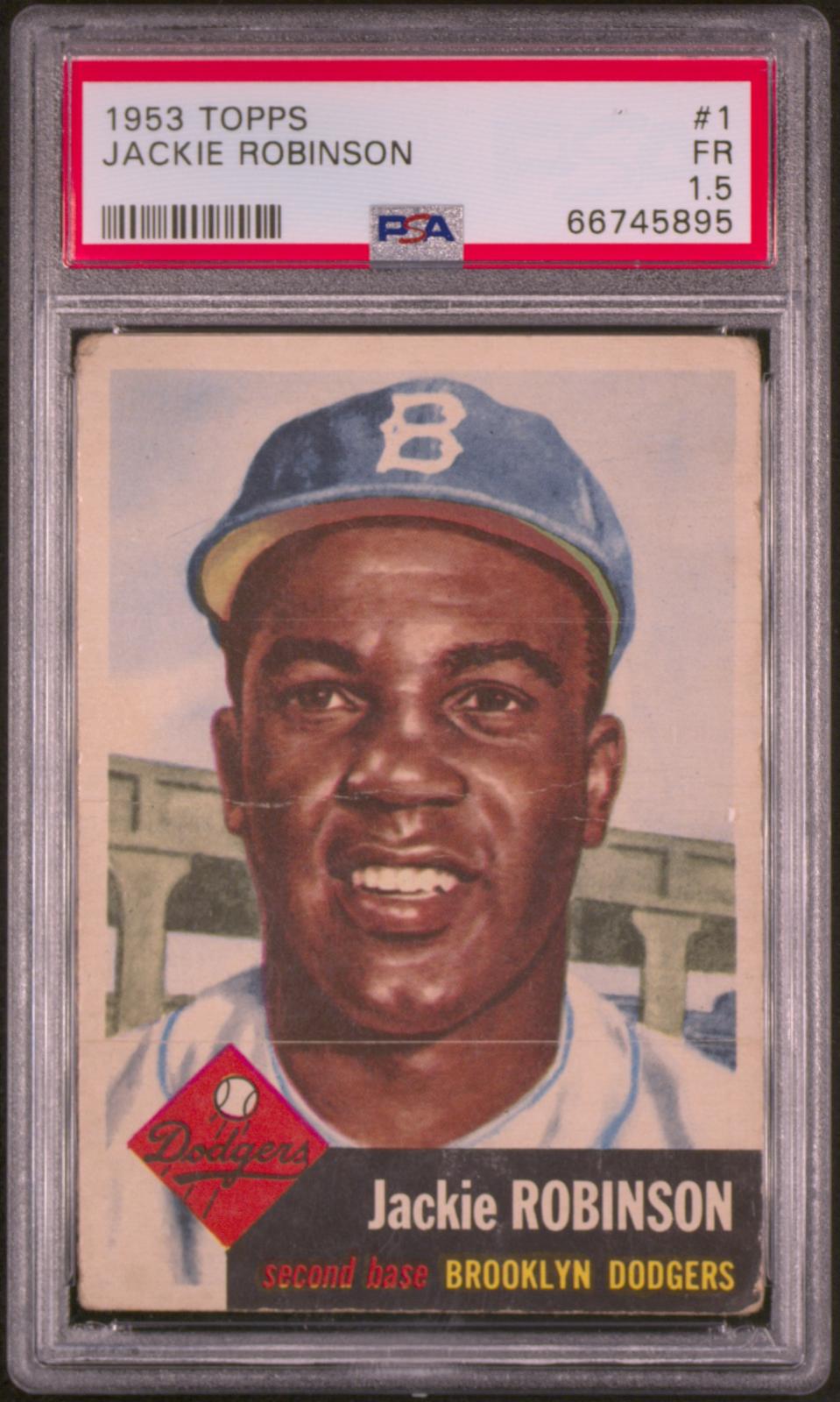 1953 Topps Jackie Robinson #1  Psa 1.5