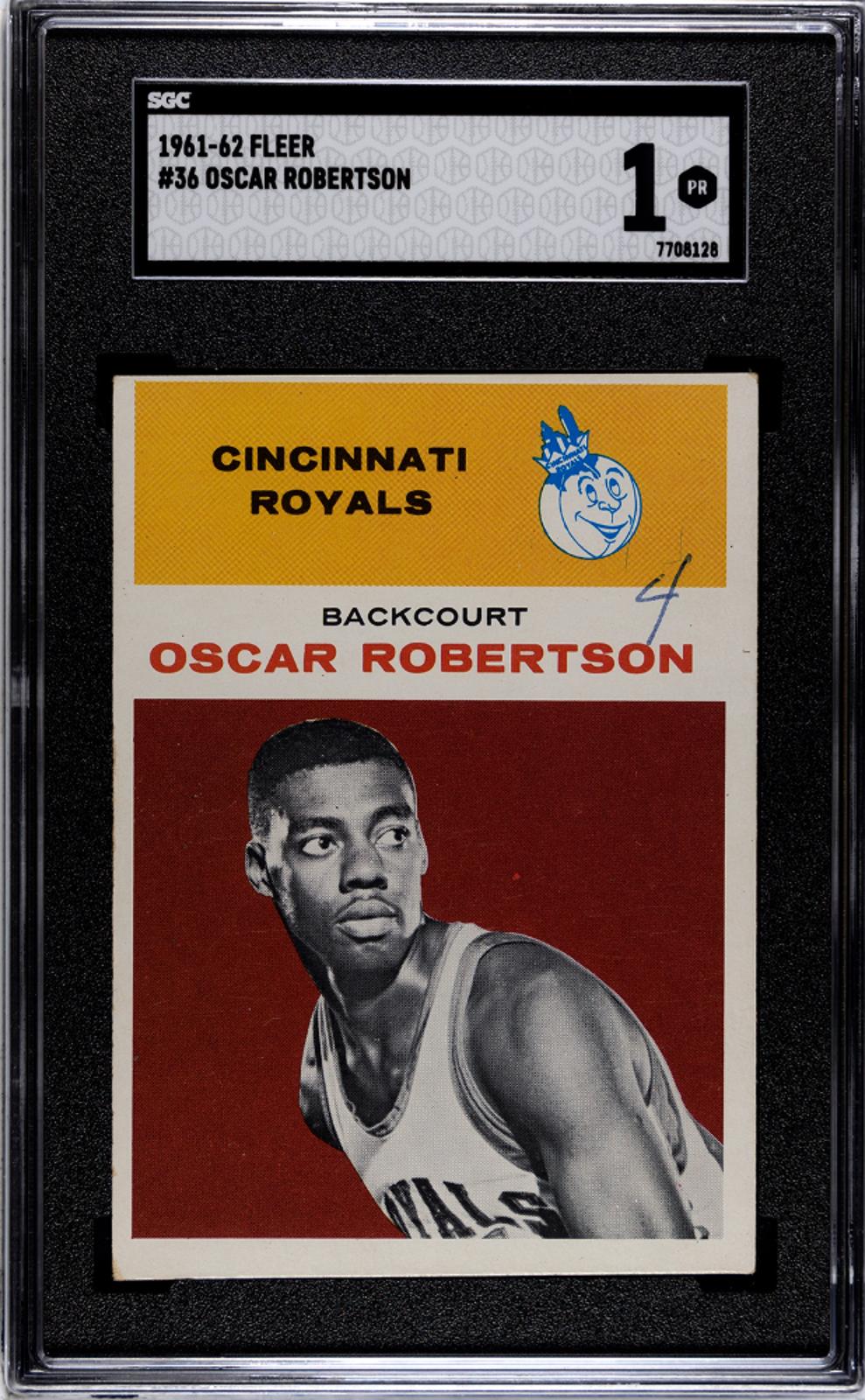 1961-62 Fleer Oscar Robertson #36  Sgc 1