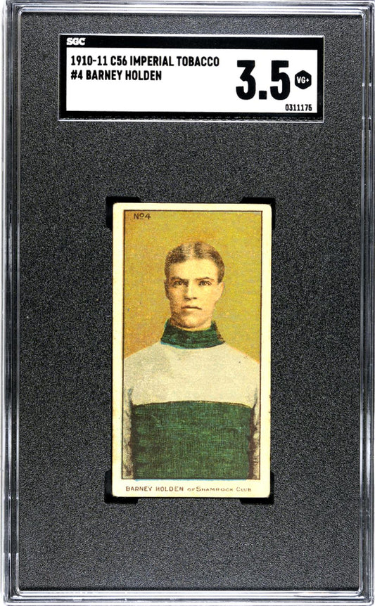 1910-11 C56 Imperial Tobacco Barney Holden #4  Sgc 3.5