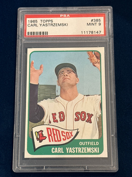 1965 Topps Carl Yastrzemski #385  Psa 9