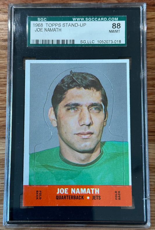 1968 Topps Stand-up Joe Namath #  Sgc 8