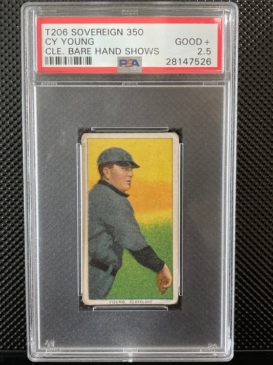 1909-11 T206 Sovereign 350  Cy Young   Psa 2.5