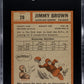 1962 topps jimmy brown #28 sgc 7.5