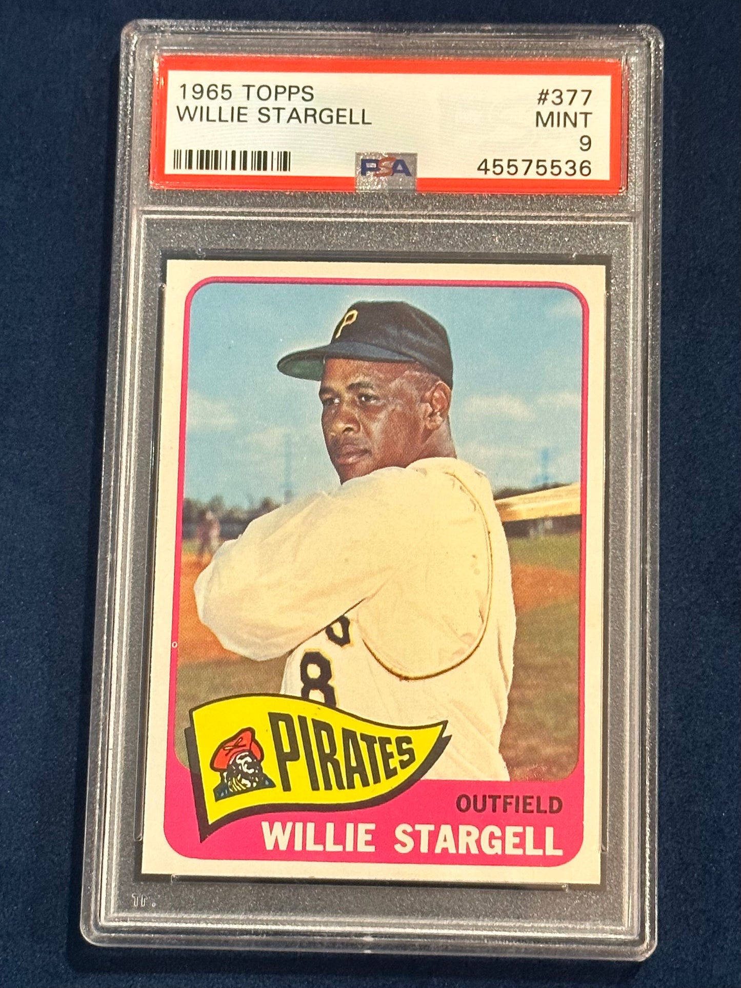 1965 Topps Willie Stargell #377  Psa 9