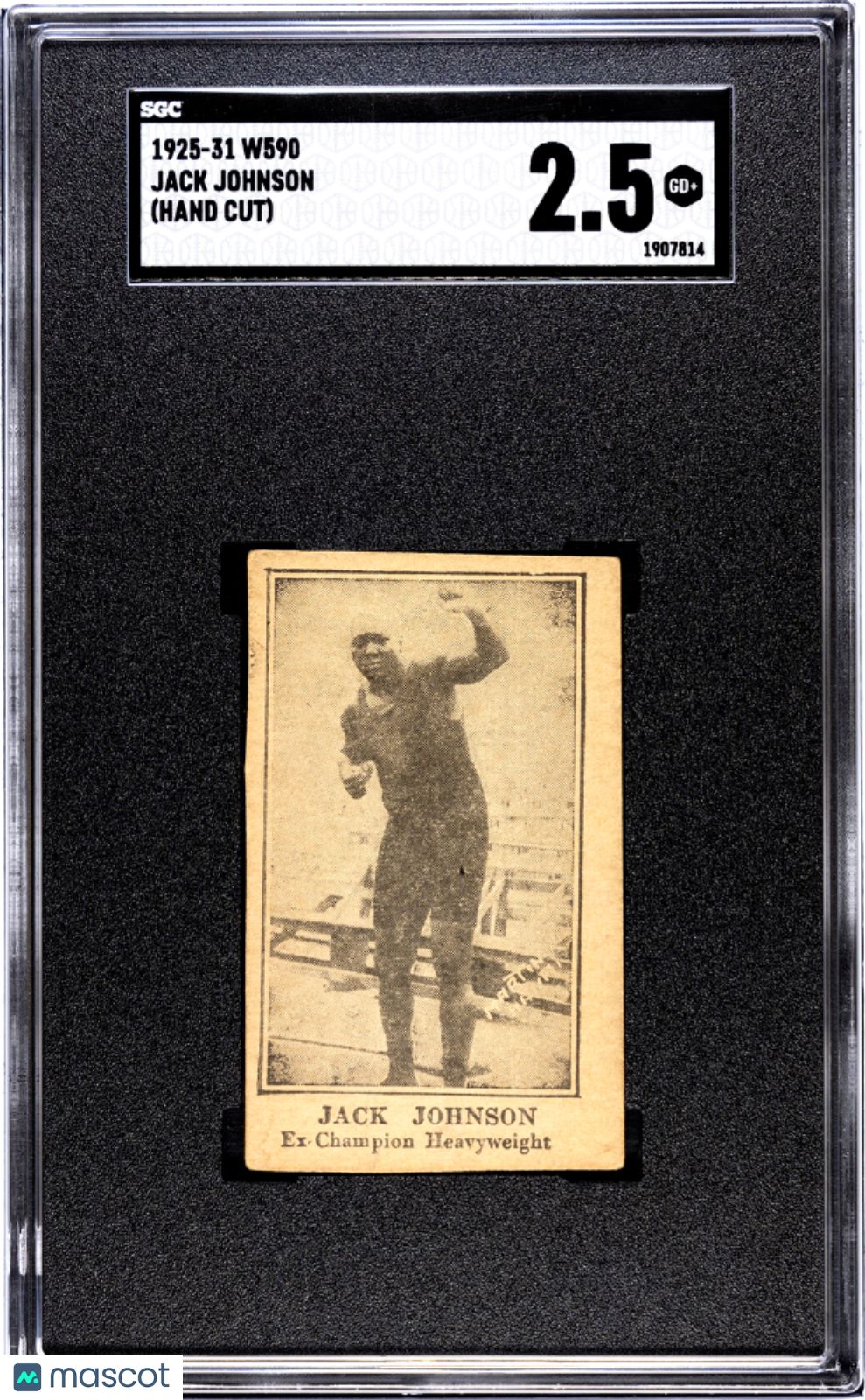 1925-31 W590 (W590) Jack Johnson SGC 2.5