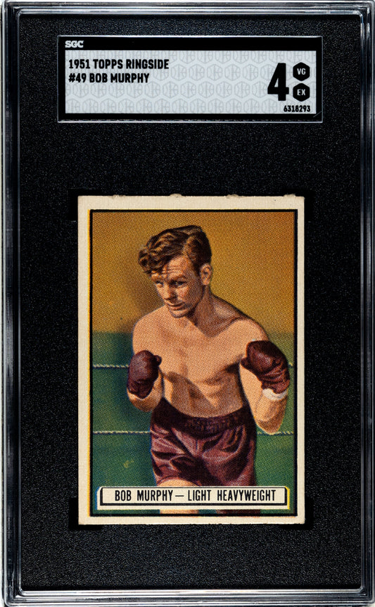 1951 Topps Ringside Bob Murphy #49 Sgc 4