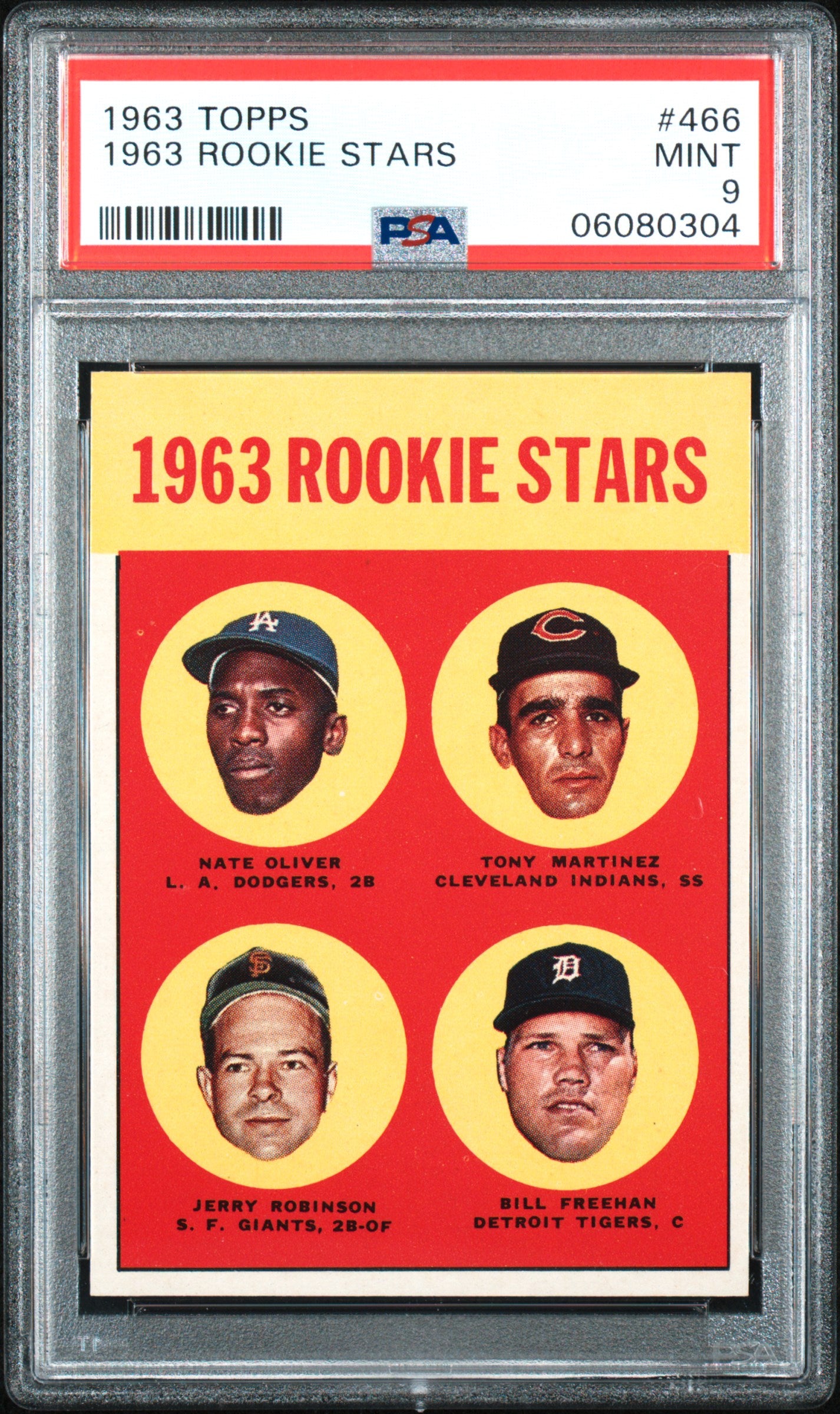 1963 Topps 1963 Rookie Stars #466 Psa 9